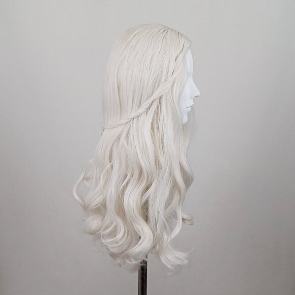 White Wavy Long Wig - Picture 3 of 12